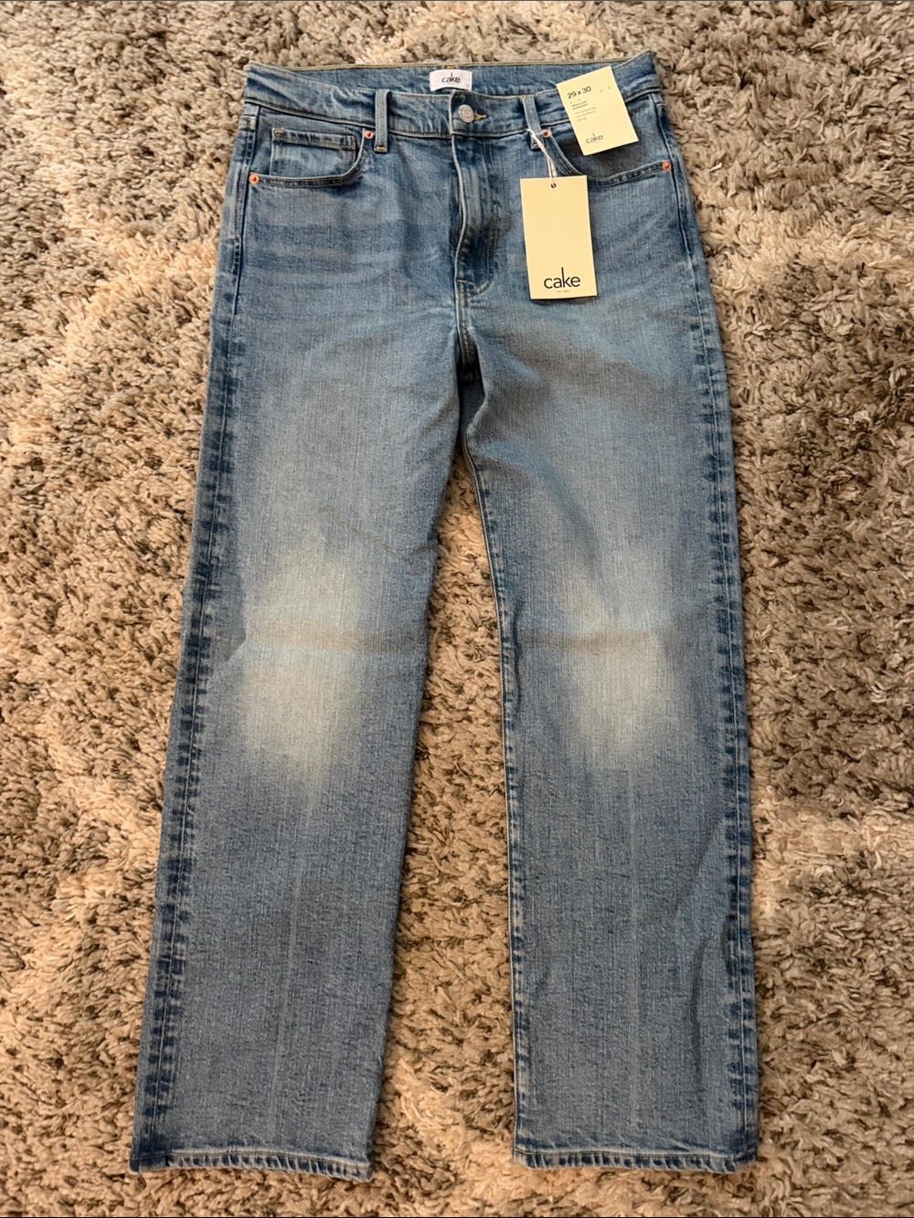 Cake Light Blue Straight-Leg Jeans